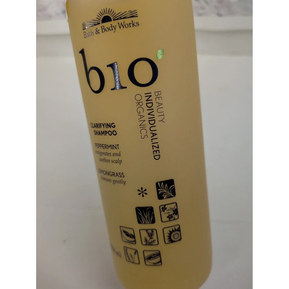 NEW RARE⭐️Bath & Body Works Bio Clarifying Shampoo Peppermint Lemongrass 12oz